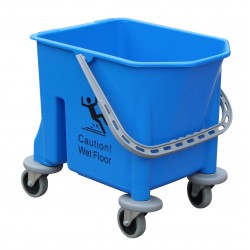 施達 帶輪水桶車 藍色 25L